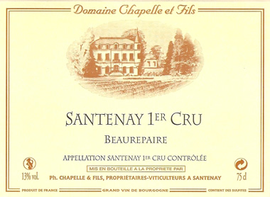 Santenay Chapelle